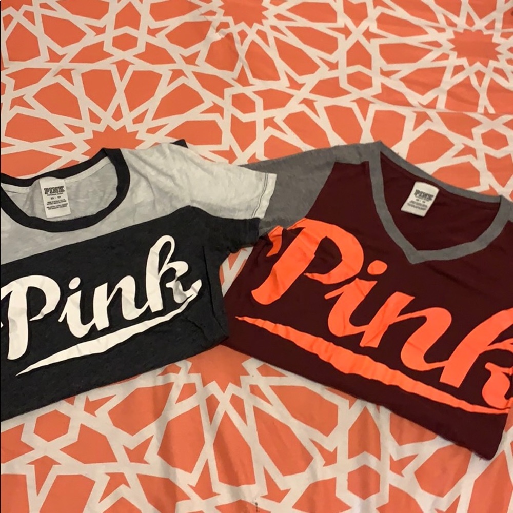 2 Victoria Secret PINK tshirts